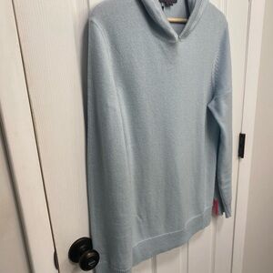 G/FORE Sky Blue Knit Hoodie